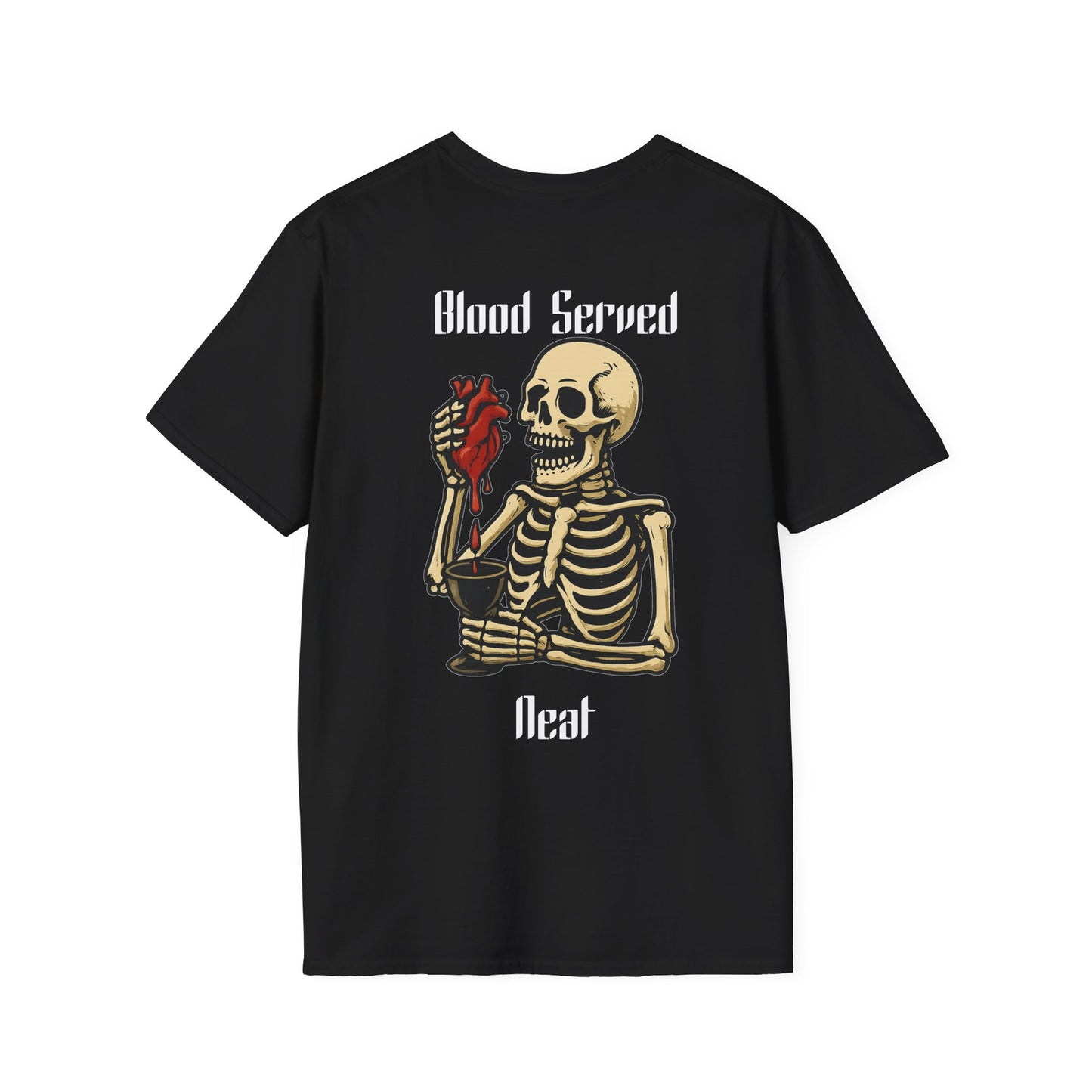 Skeleton Heart Blood T-Shirt