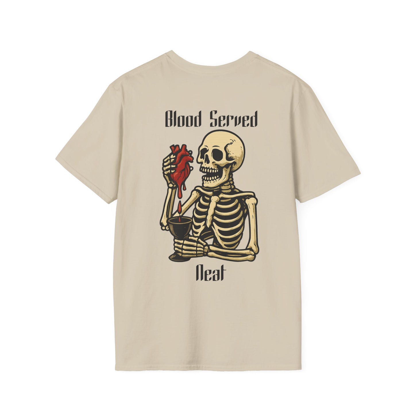 Skeleton Heart Blood T-Shirt
