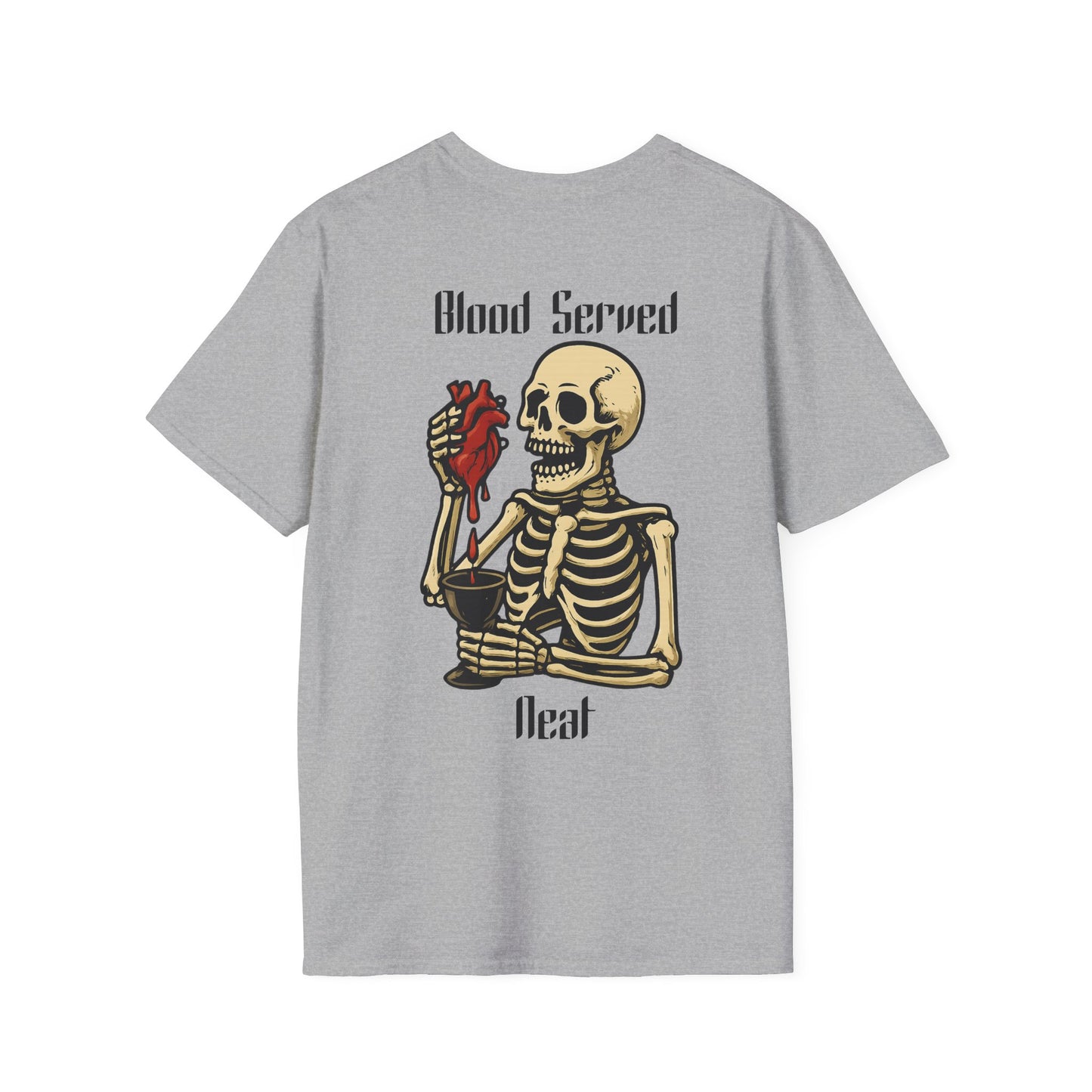 Skeleton Heart Blood T-Shirt