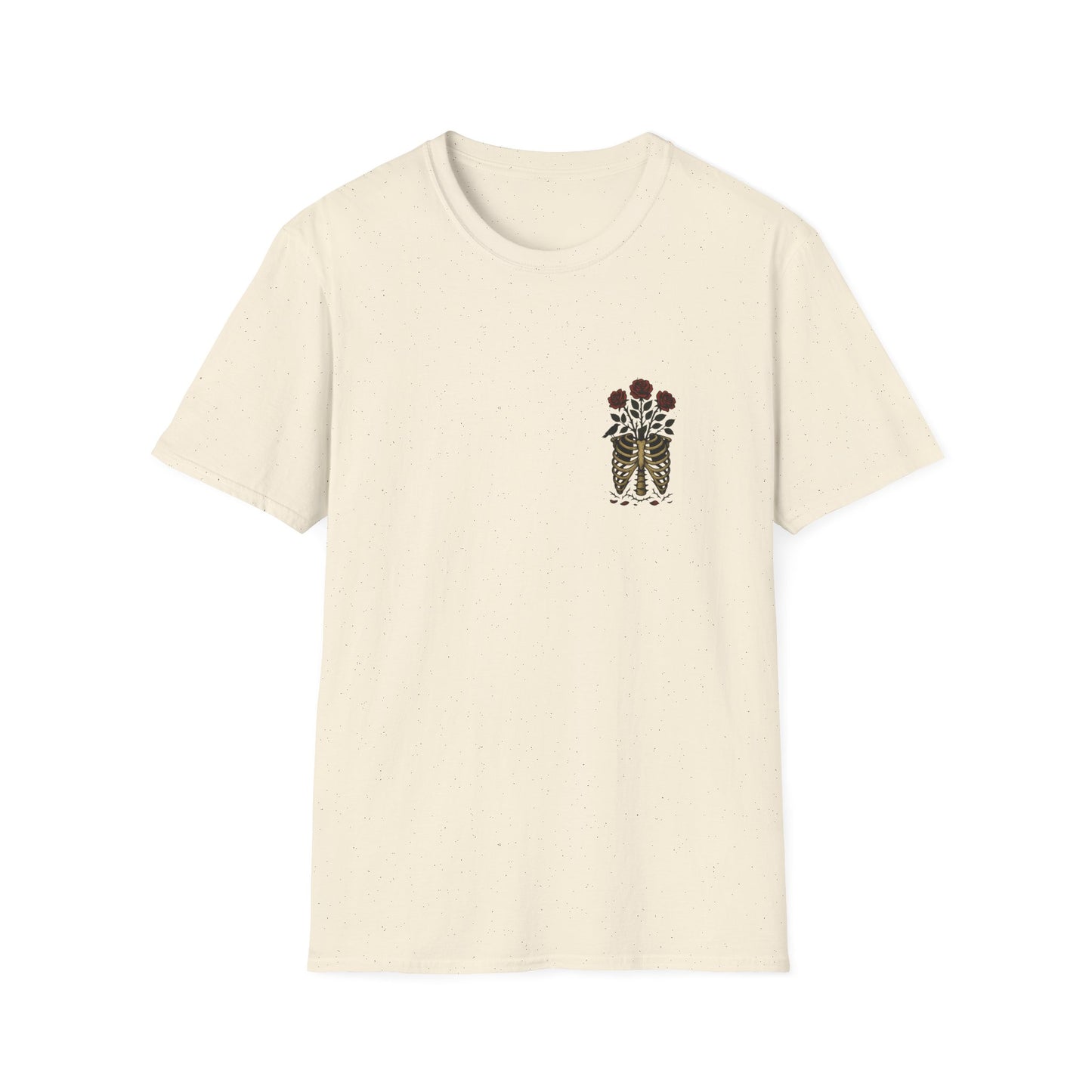 Floral Skeleton Ribcage T-Shirt