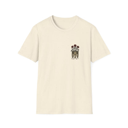 Floral Skeleton Ribcage T-Shirt