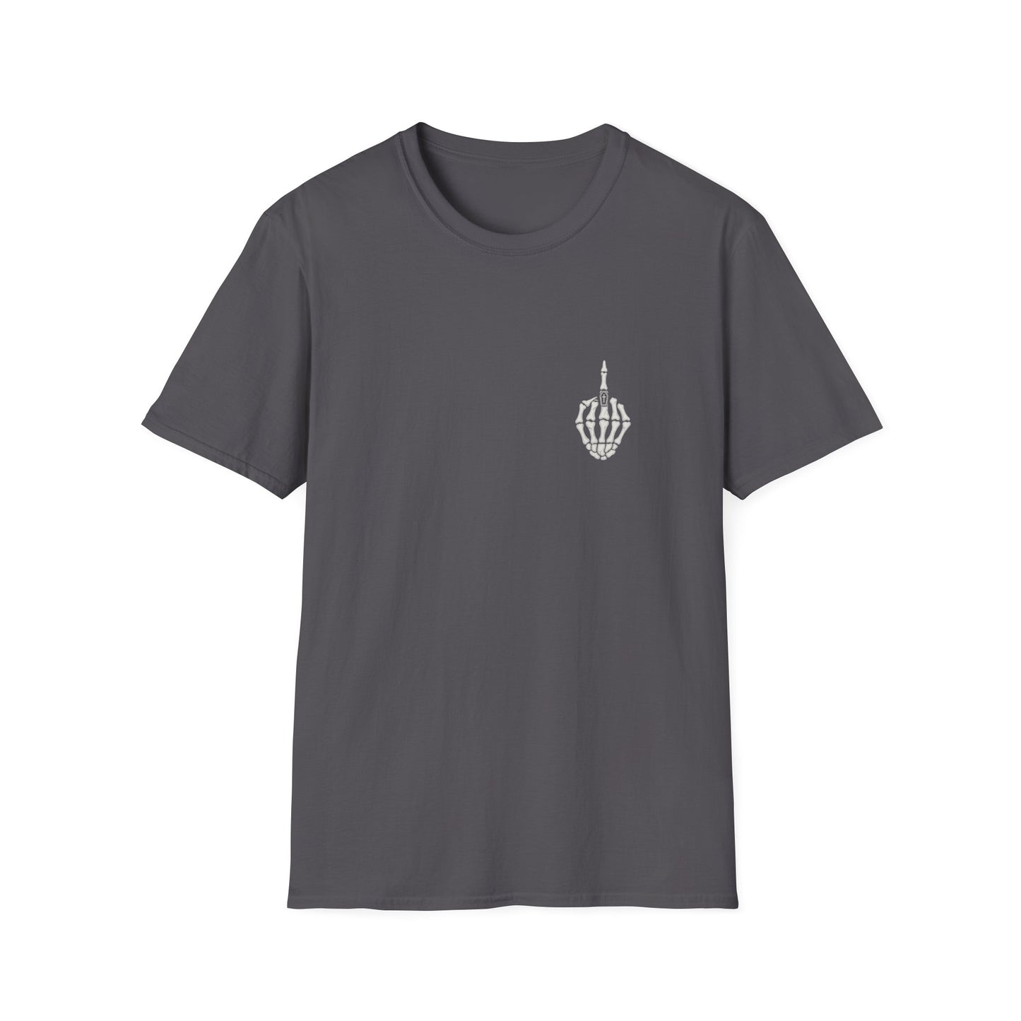 Skeleton Hand Middle Finger T-Shirt