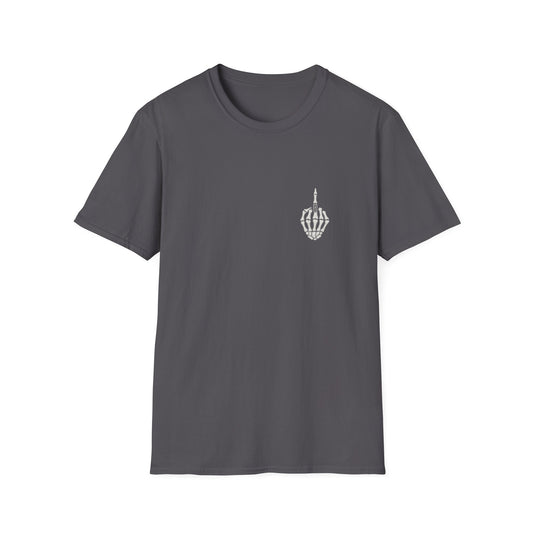 Skeleton Hand Middle Finger T-Shirt