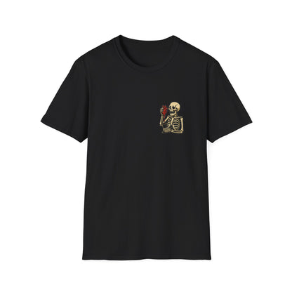 Skeleton Heart Blood T-Shirt