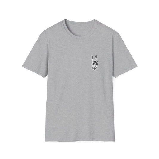 Skeleton Peace Sign T-Shirt