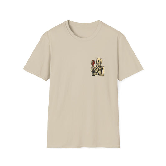 Skeleton Heart Blood T-Shirt